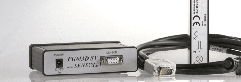 Sensys FGM3D SV power supply and BNC output panel