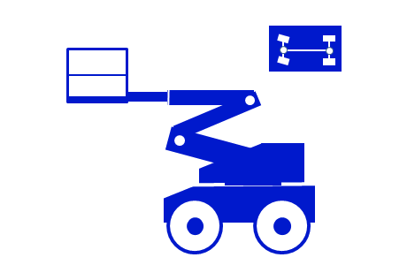 Gelenkteleskop-Arbeitsbühnen Elektro