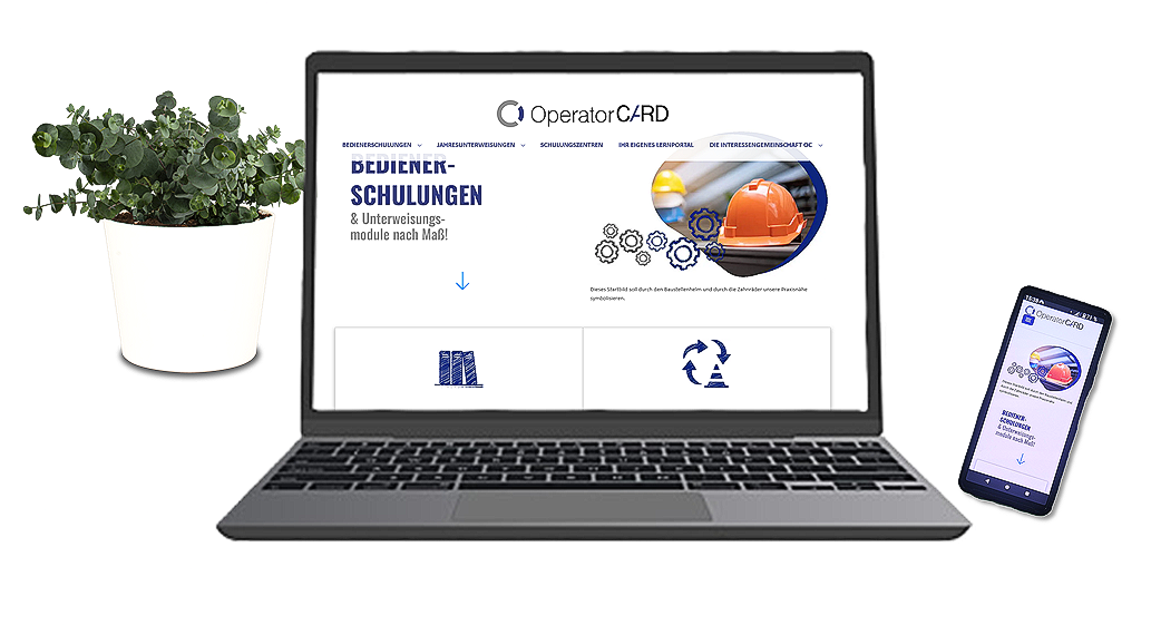 Bedienerschulung,  jährliche Unterweisung, für Stapler und Arbeitsbühnen, OperatorCard