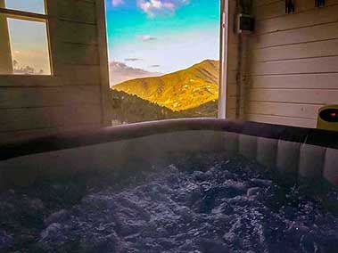 Jacuzzi con vista