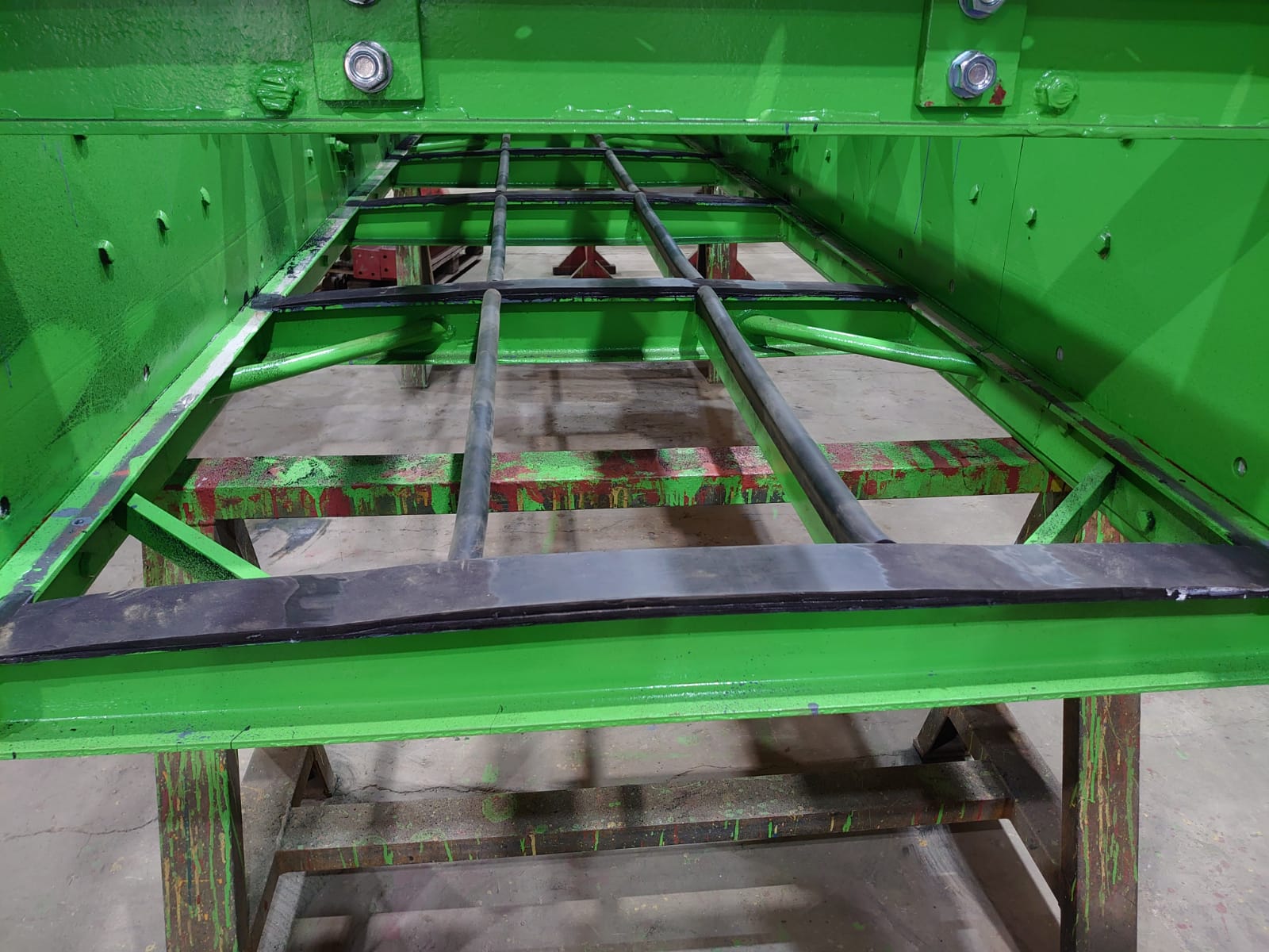 Siebanlagengummierung