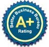 Better Business Bureau A+ rating.