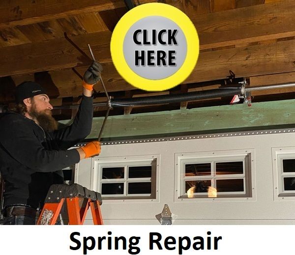 Replace torsion spring on garage door