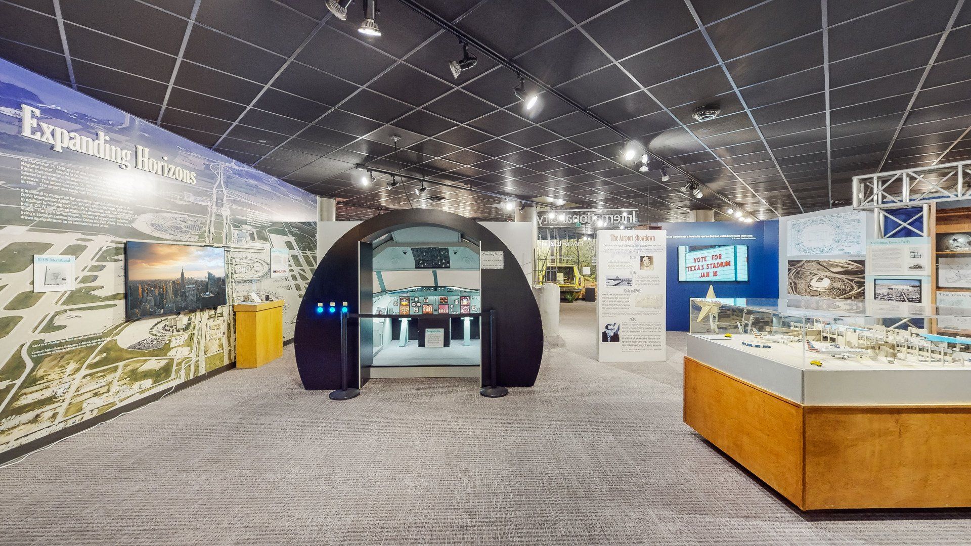 Museum exhibit with