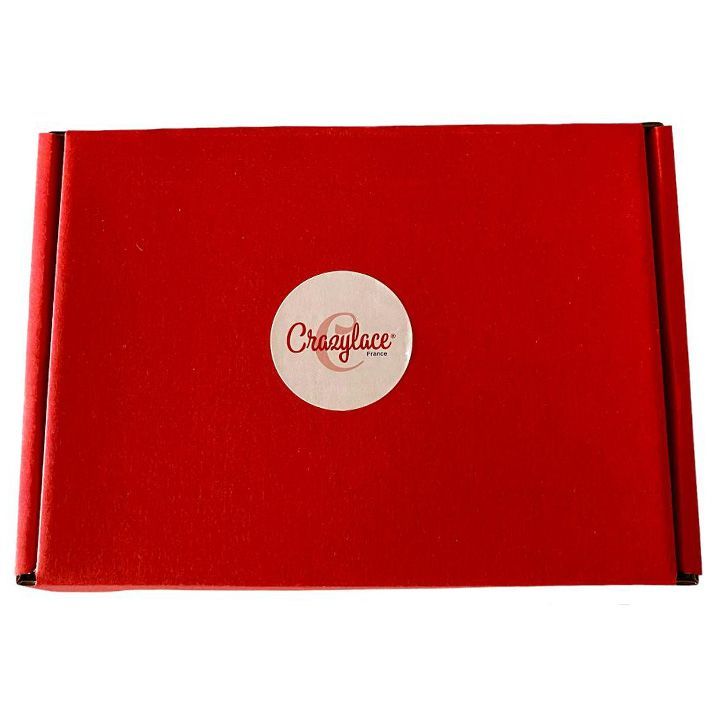 Boite cadeau en carton rouge à personnalisé - crazylace