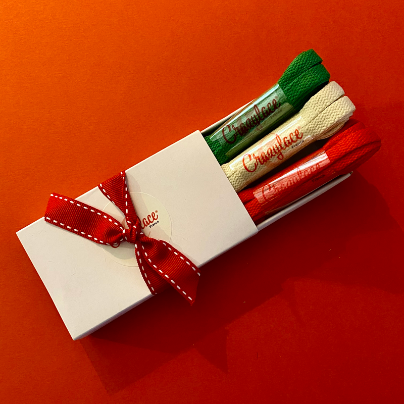 Pack  à offrir Automne - 3 paires de lacets plats - Crazylace