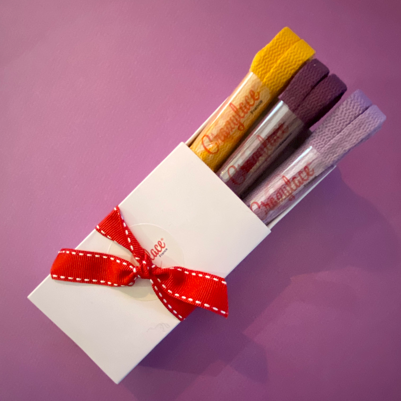 Pack à offrir Automne - 3 paires de lacets plats - Crazylace