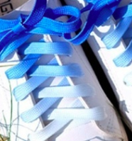 Lacets bleus