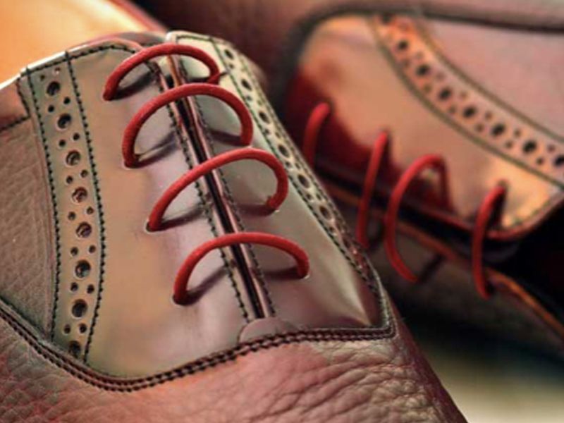 Lacets cirés pour chaussures de villes plusieurs coloris en coton