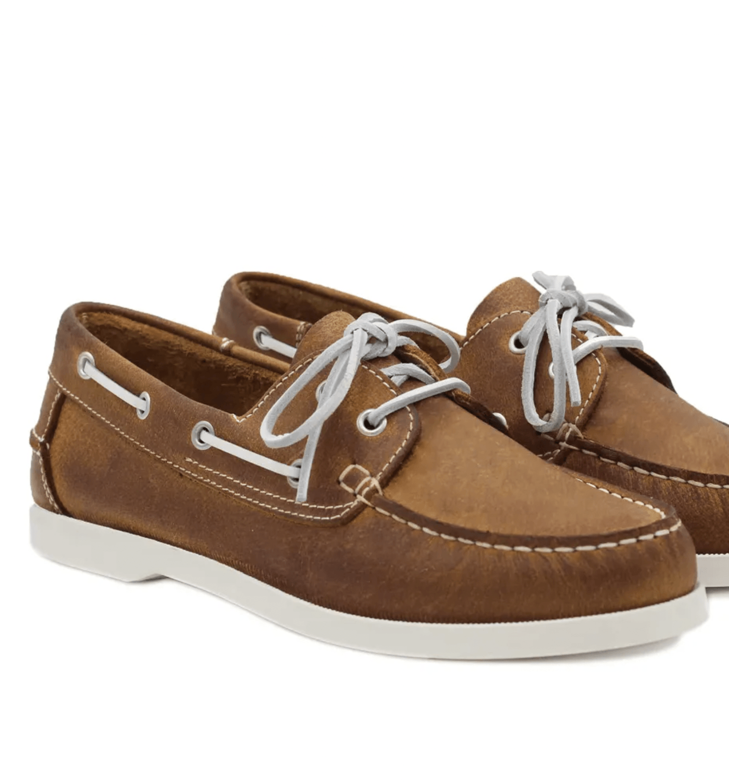 Lacets cuirs pour chaussures Bateau plusieurs coloris made iin France
