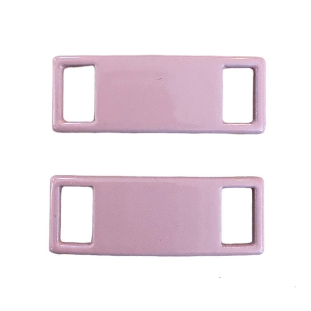 charmes à lacets plaques en fer rose tendre