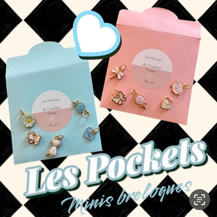 Lot de 6 mini-charms à offrir
