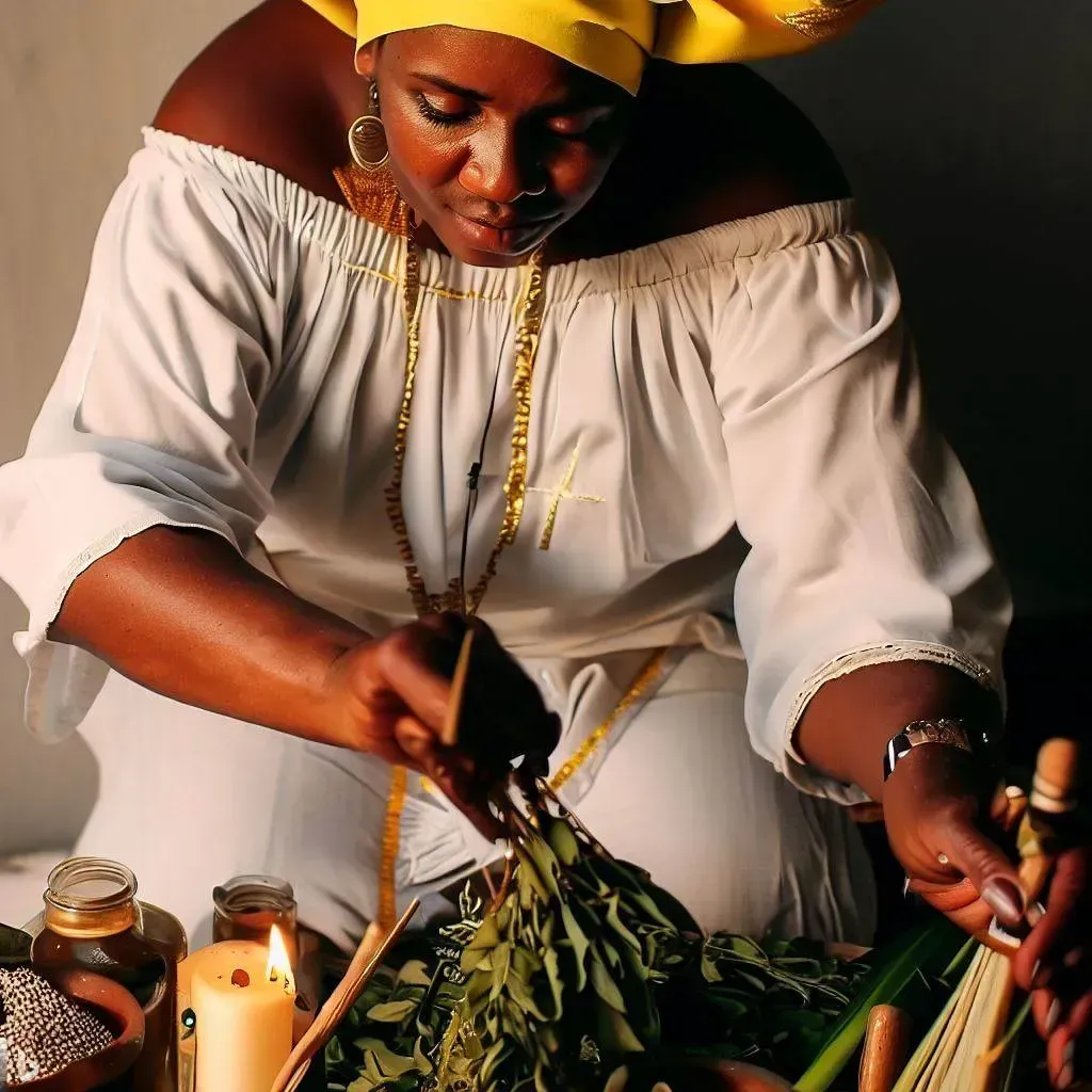 Limpieza espiritual con hierbas gallegas y rituales tradicionales en Santiago