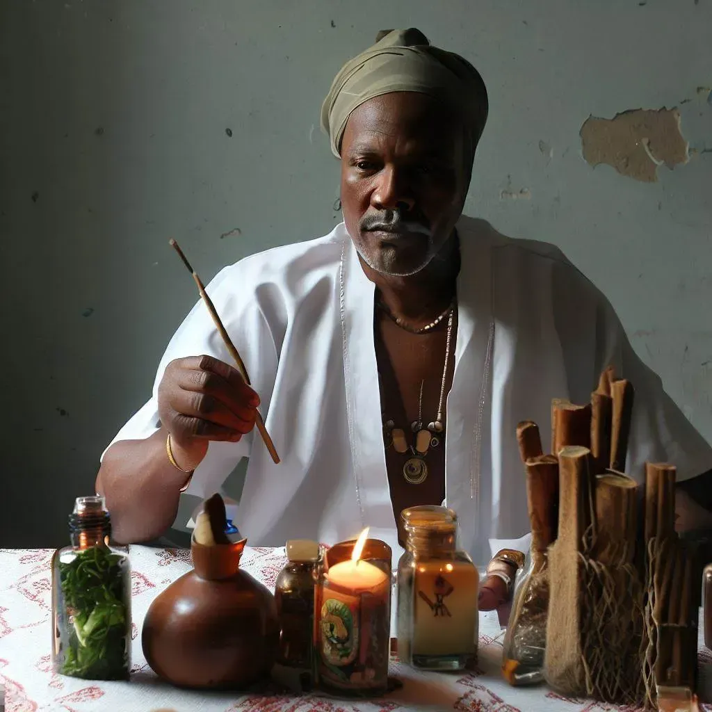 Limpieza espiritual con Osain y hierbas sagradas del monte