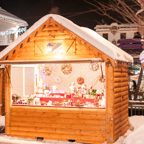 Chalet pliable rondin