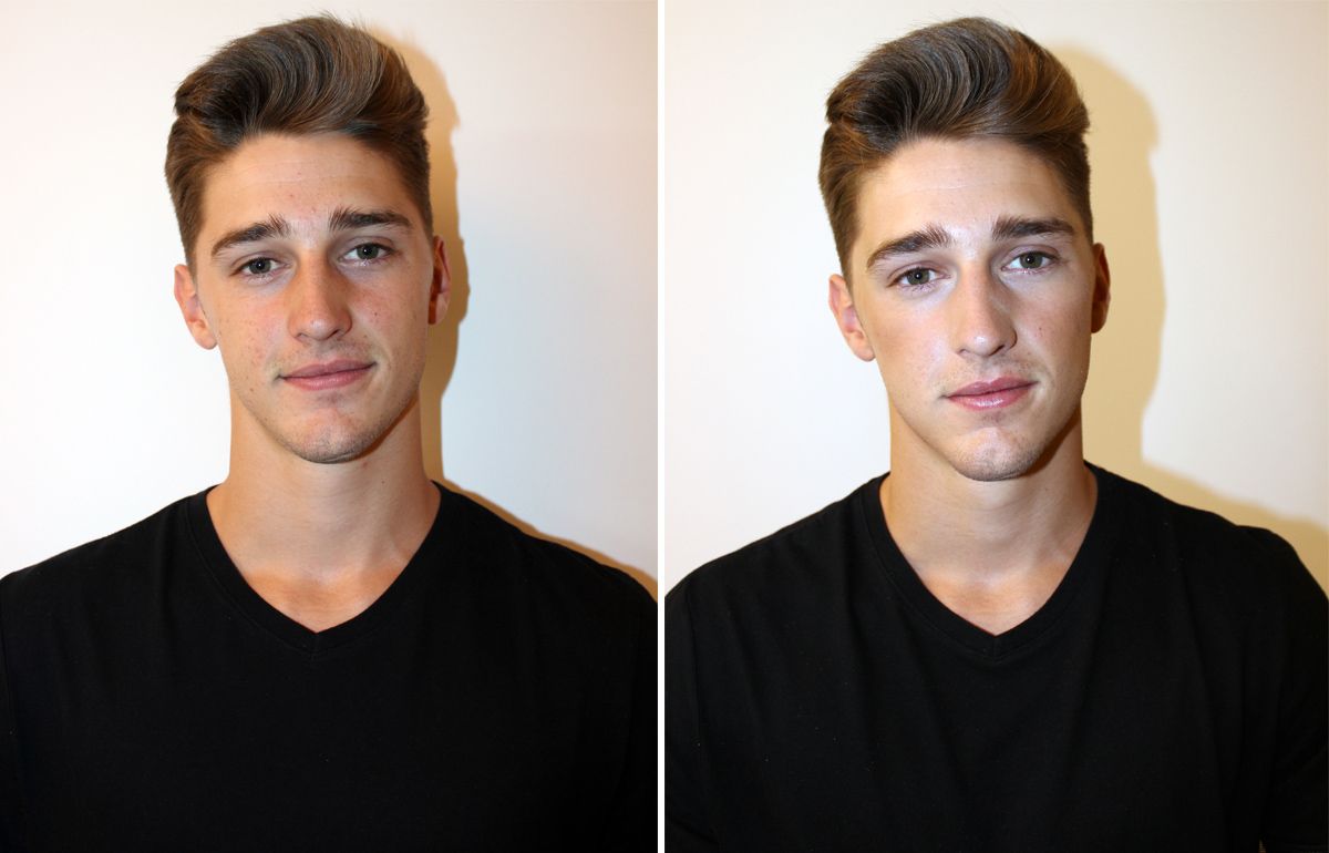 maquillaje masculino 2024