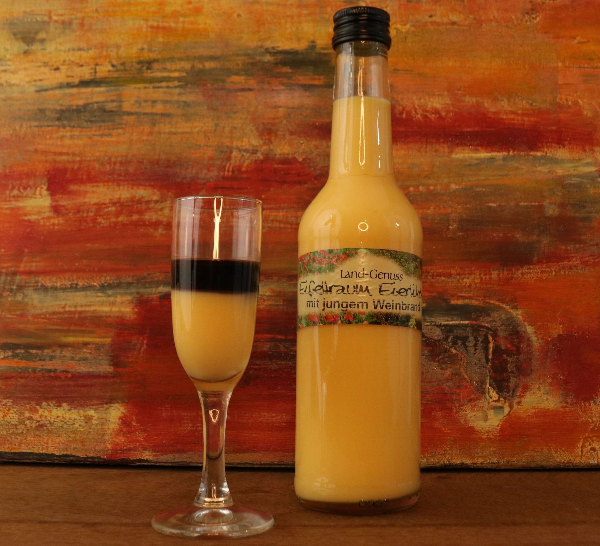 Samtkragen mit Eierlikör von Lapinchen und Reichensteiner