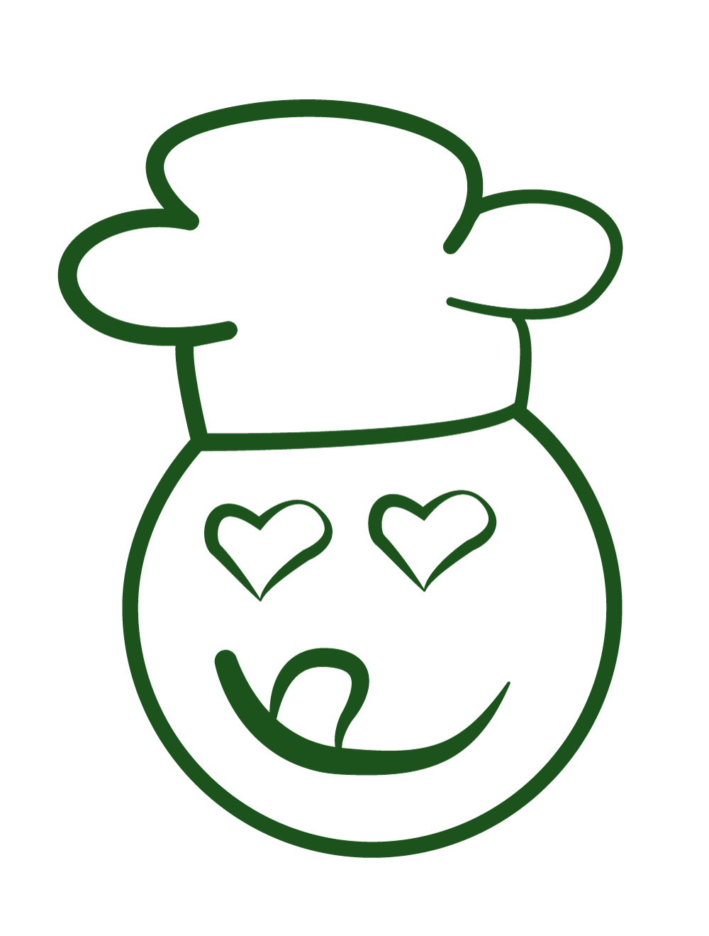 Lecker-Eifel Logo Koch der lächelt