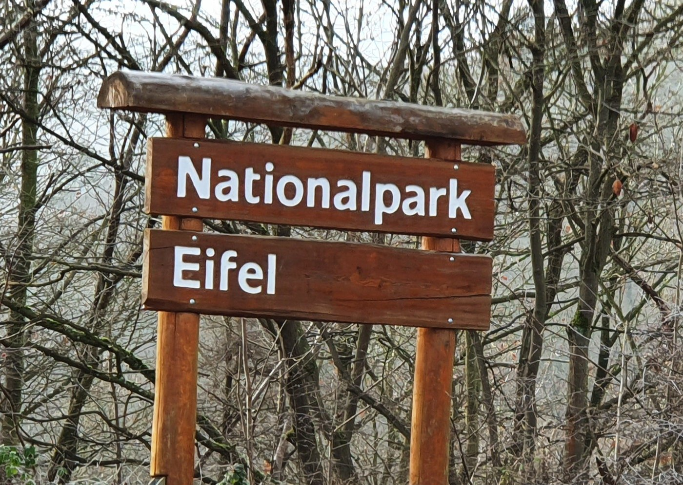 Nationalpark Eifel Schild