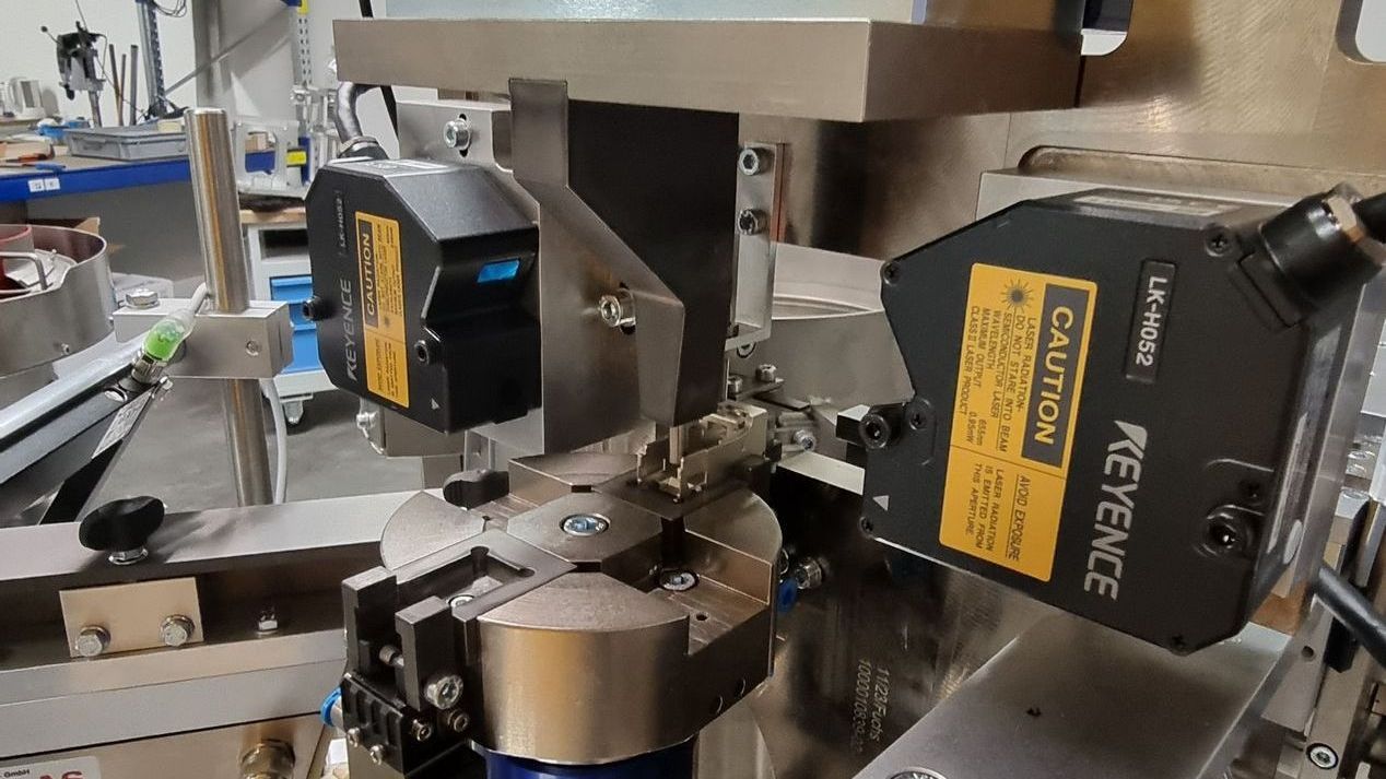 1D-Laservermessung von Produkten Laser-Präzisionsvermessung von Druckguss-Gehäusen