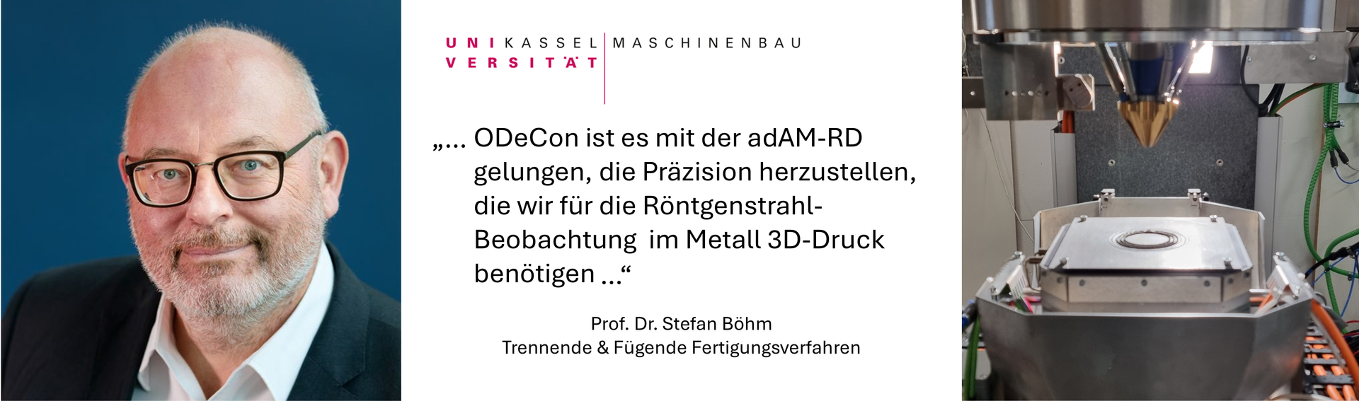 Referenz Uni Kassel, Professor Stefan Boehm