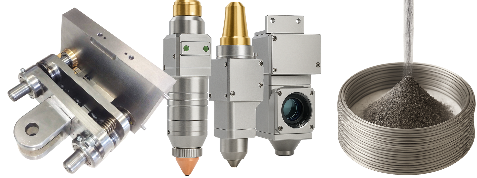 Komponenten & Werkstoffe Maschinenbau, OEM-Komponenten, Lasertechnik, Pulver-Werkstoffe, Draht-Werkstoffe