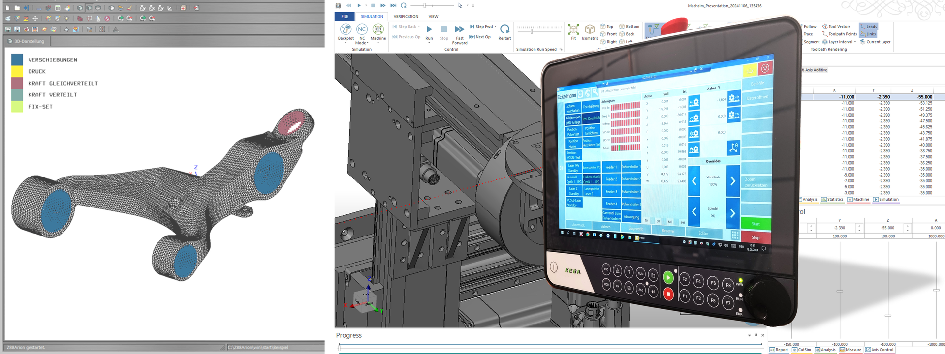 Software, CAM, isCAM, Topologie-Optimierung Anwenderbezogene Software und Software für Bahnplanung und Topologie-Optimierung in der additiven Fertigungstechnik