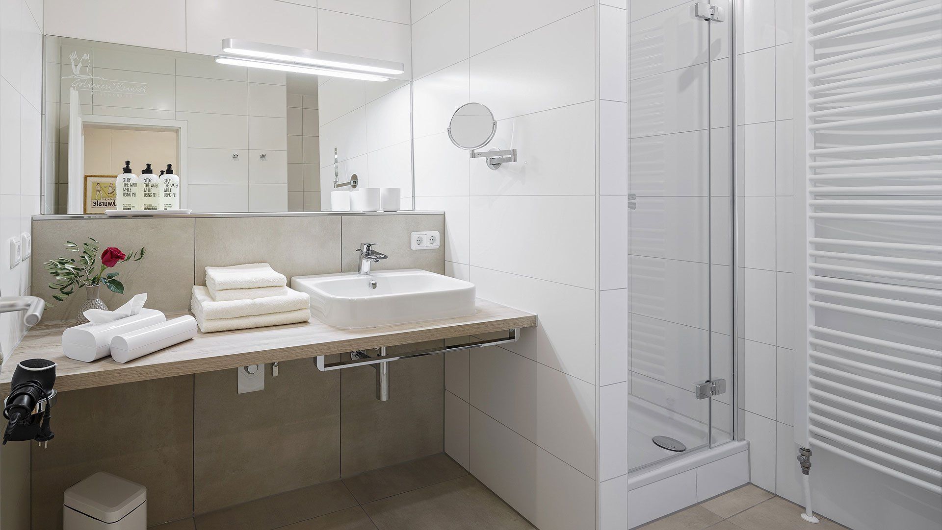 Bad in Ferienwohnung Goldener Kranich in Regensburg