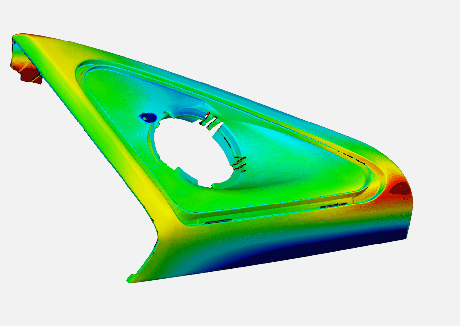 Lohnmessung Kunststoffbauteil Automotiv Lohnmessung Kunststoffbauteil Automotiv