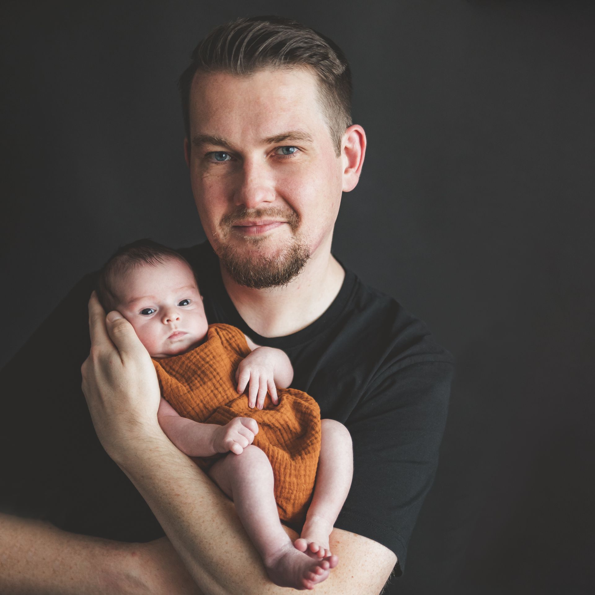 Vater und Baby Babyfotograf Soest