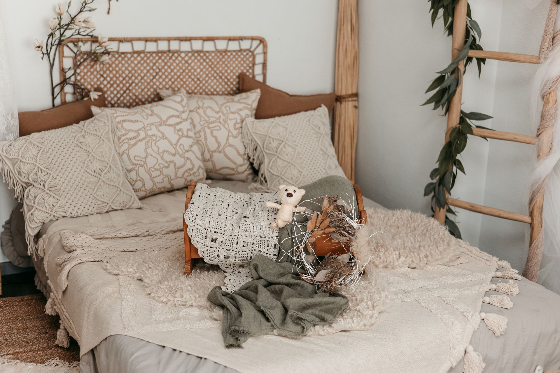 Kuschelecke für die ganze Familie in meinem Babyfotostudio