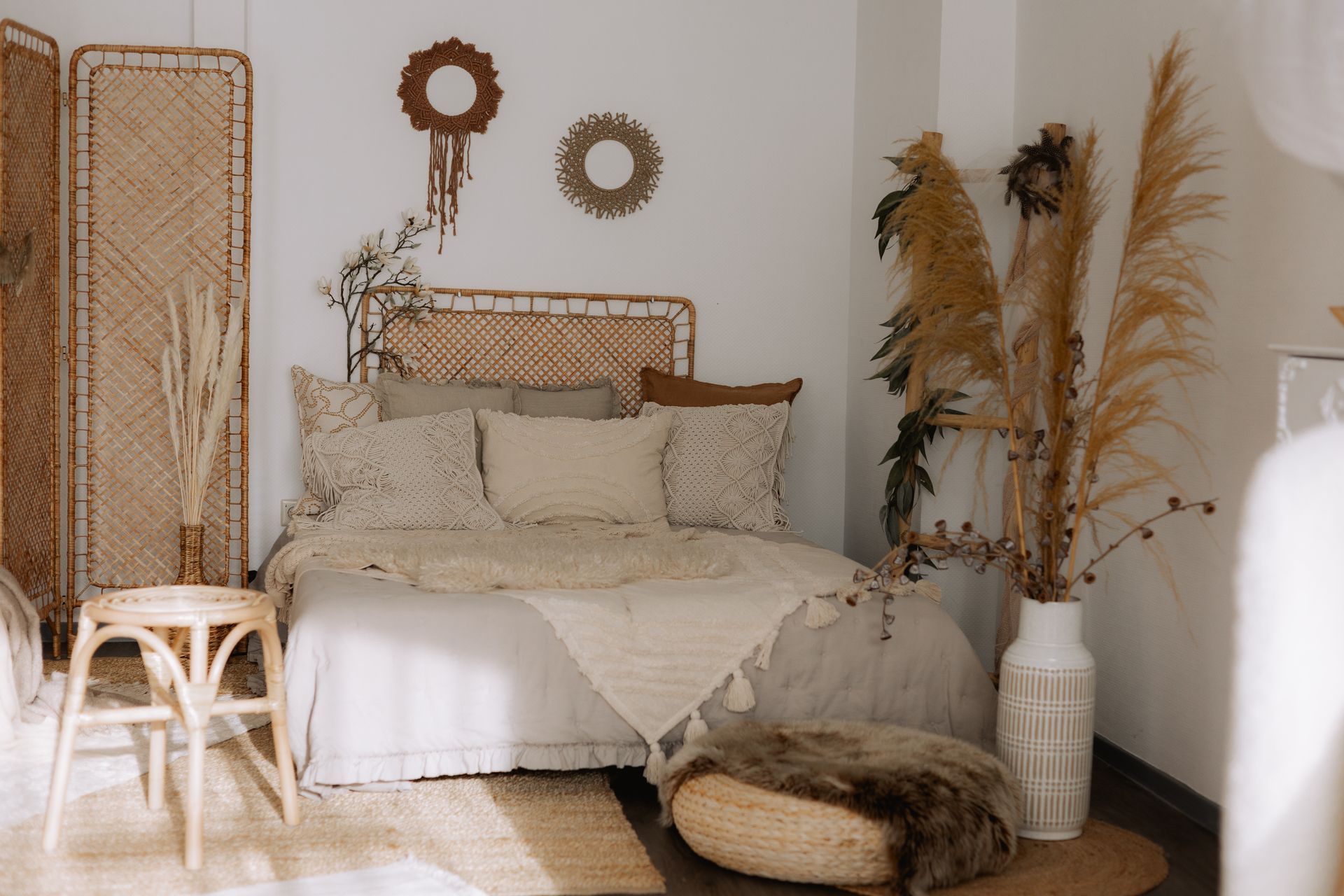 Bett in meinem Babyfotostudio Soest