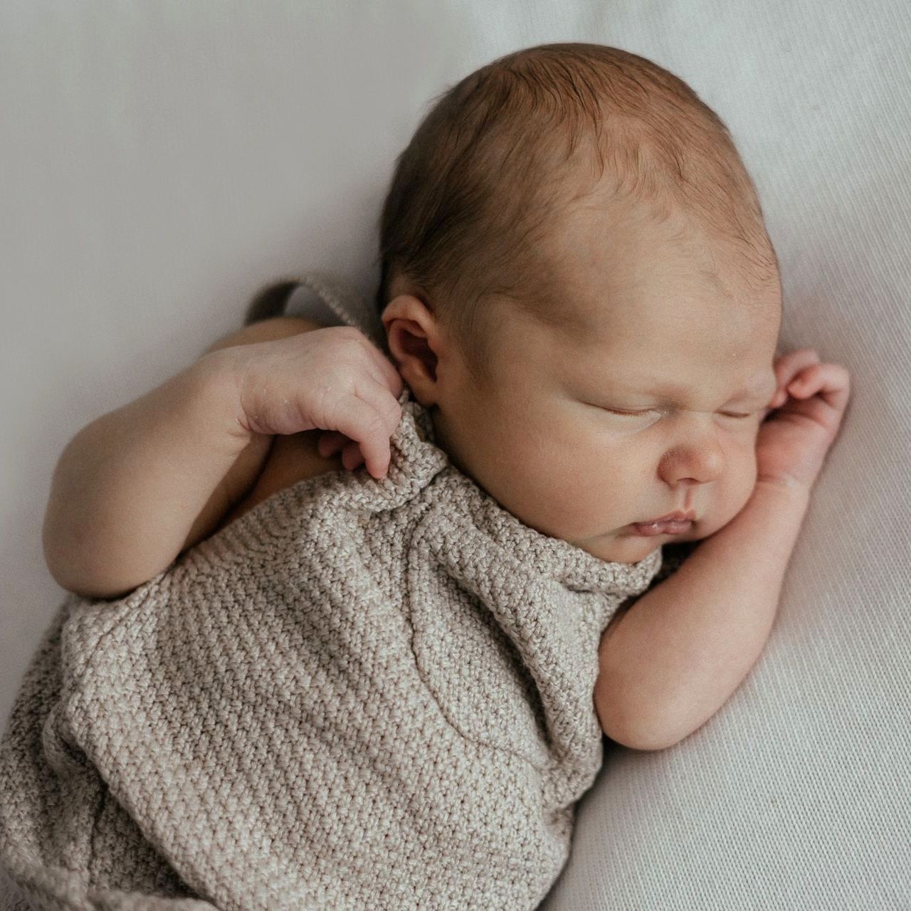 Baby am schlafen Fotostudio Soest