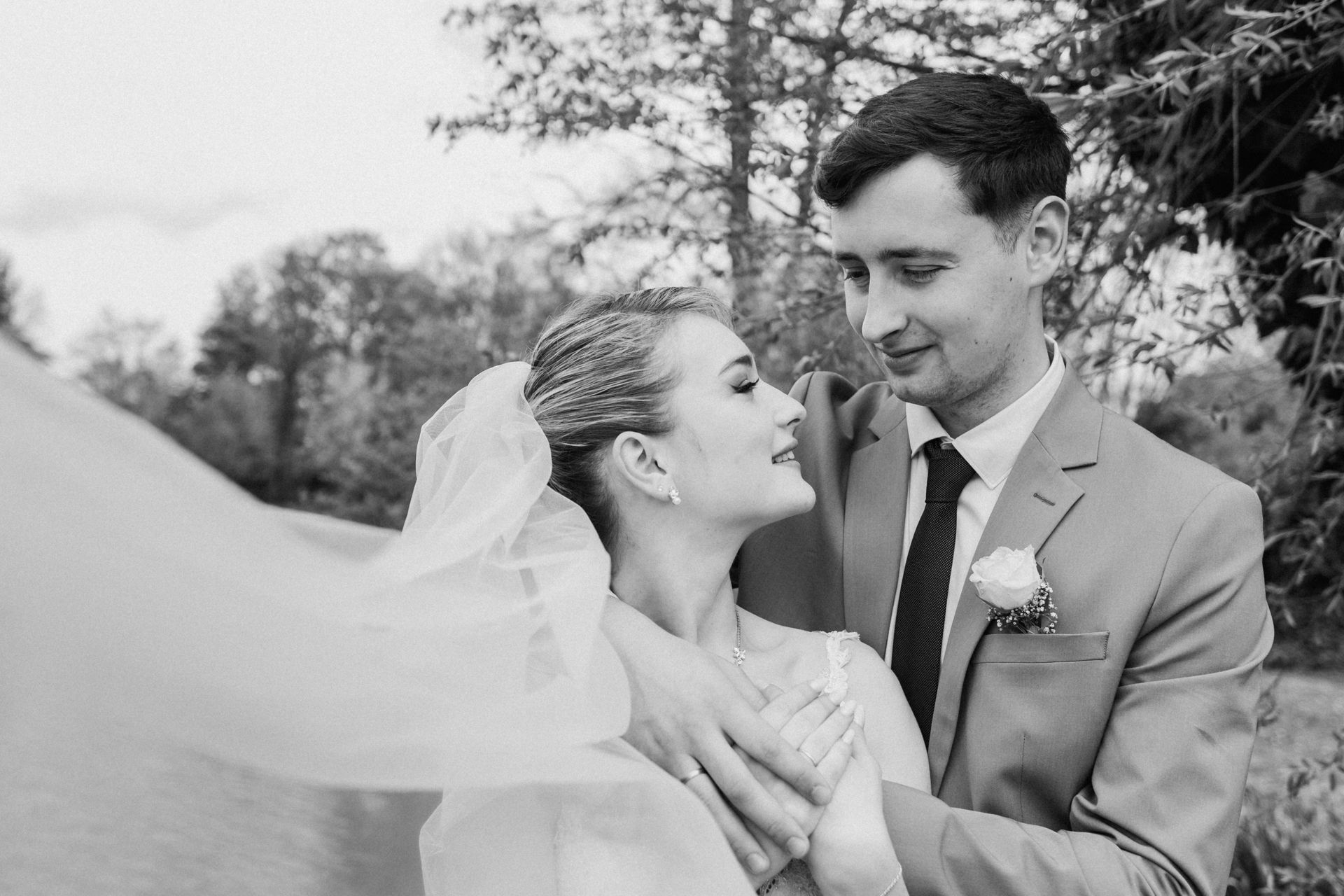 Brautpaar Portrait Bad Sassendorf Kurpark