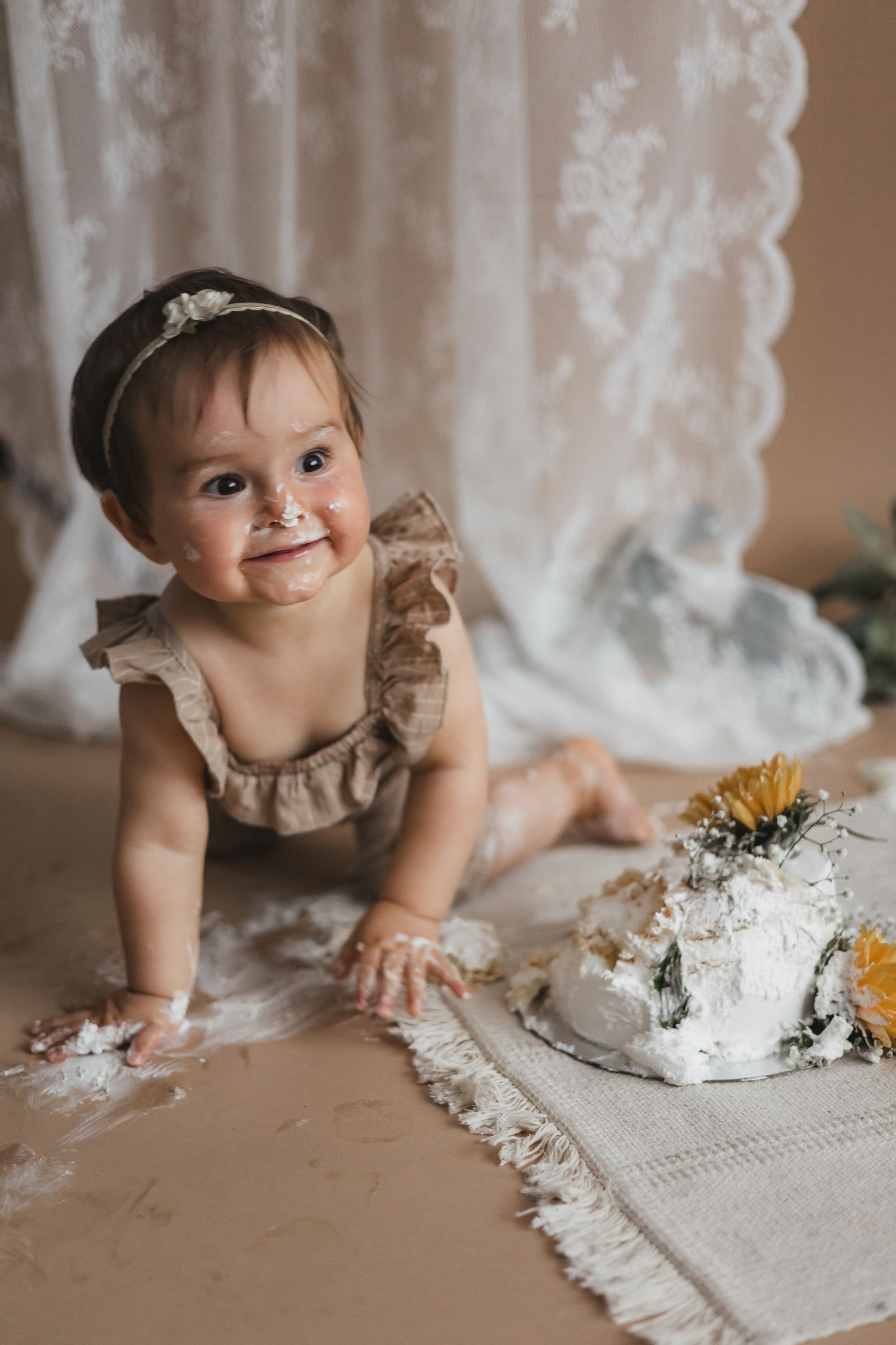 Cake Smash Fotoshooting zum ersten Geburtstag Soest