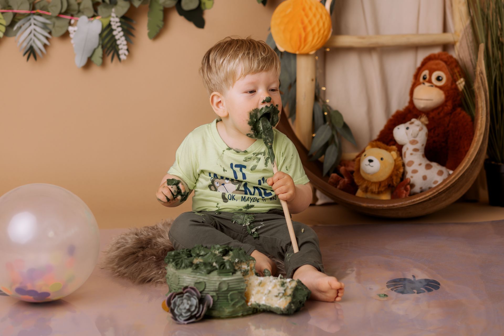 Erster Geburtstag Fotoshooting