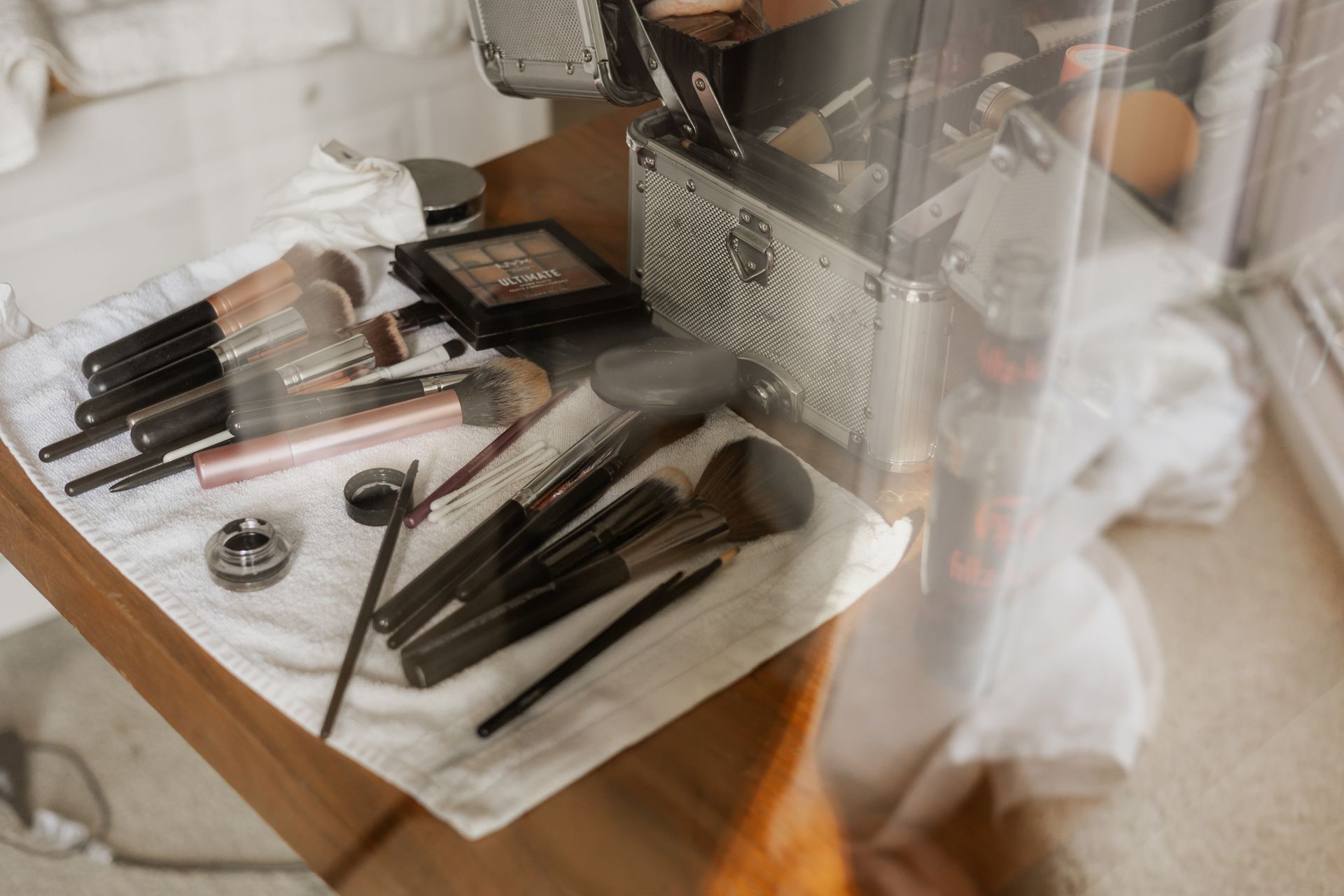 Schminken der Braut Getting Ready Bielefeld