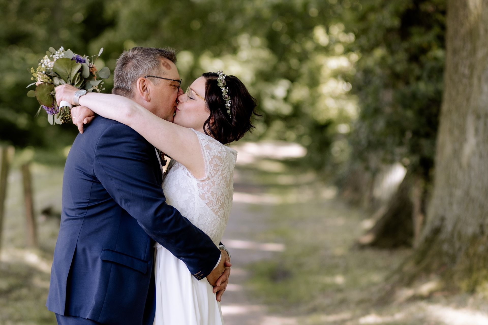 Brautpaar Kuss Hochzeit Lippetal