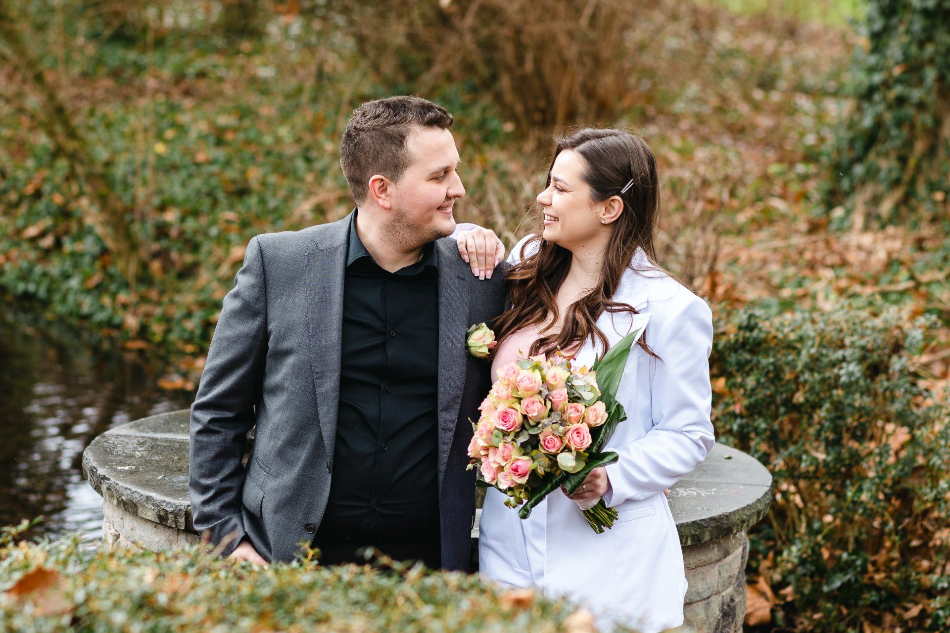 Brautpaar Werl Park Hochzeit Frolleinalexfotografie