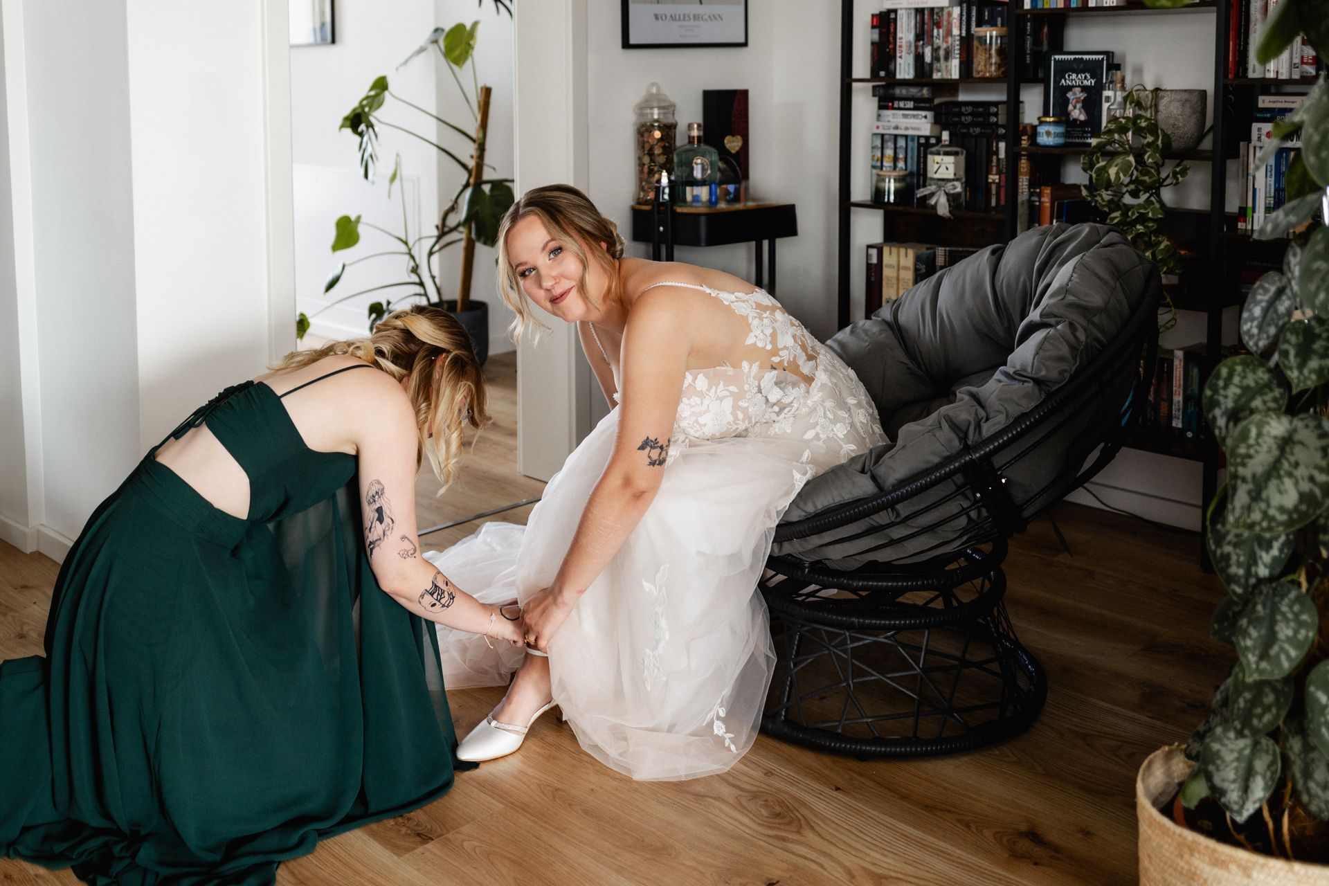 Getting Ready für die Hochzeit in Störmede