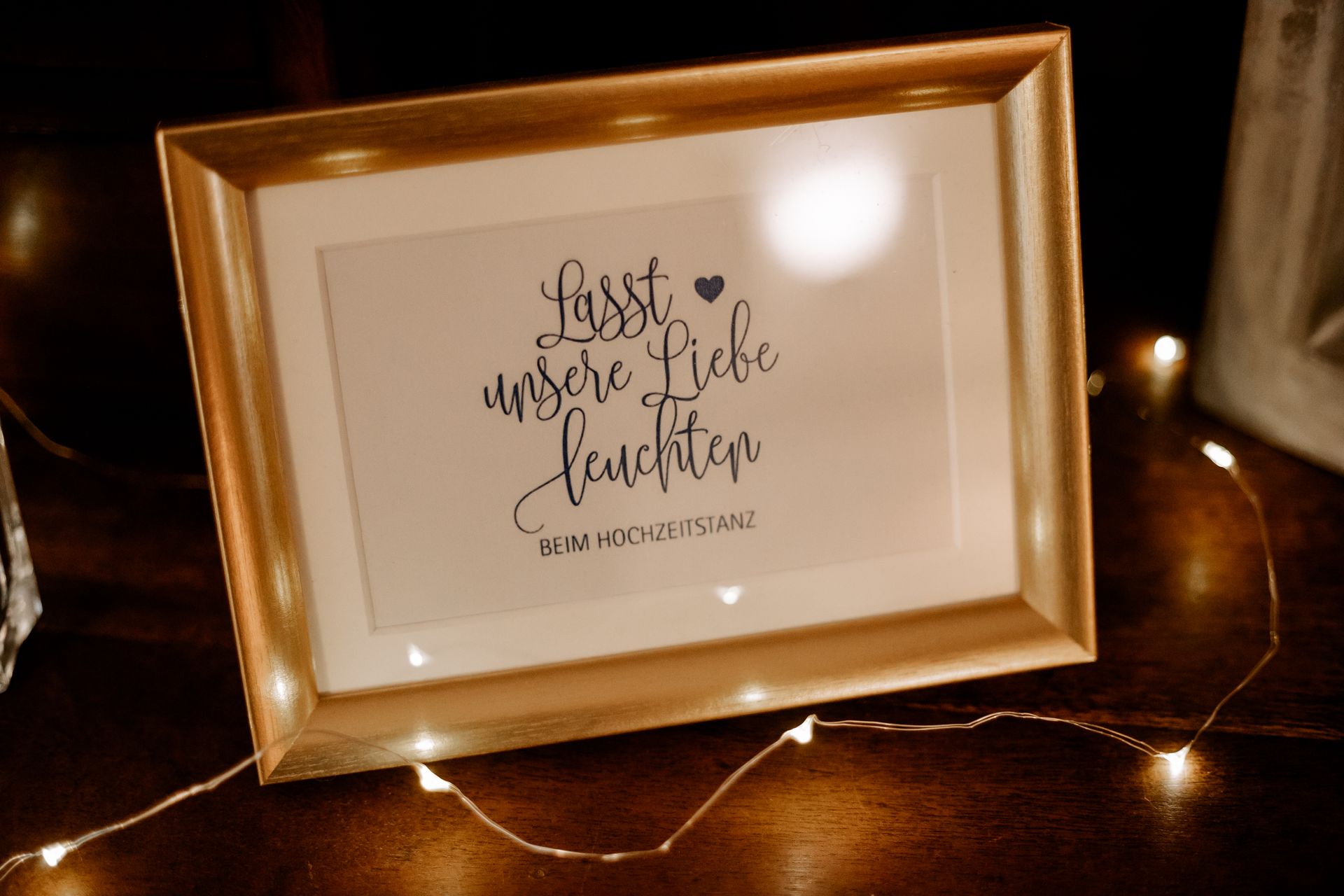 Schild Hochzeit Hülshoff Lippstadt