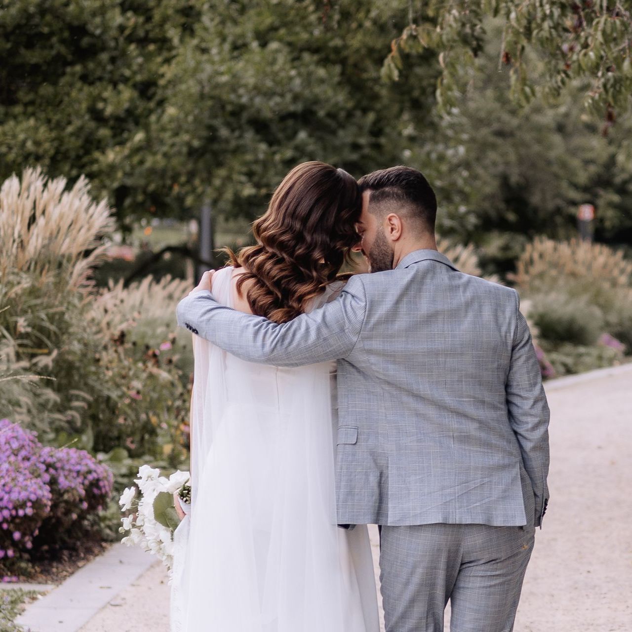 Brautpaar Rosengarten