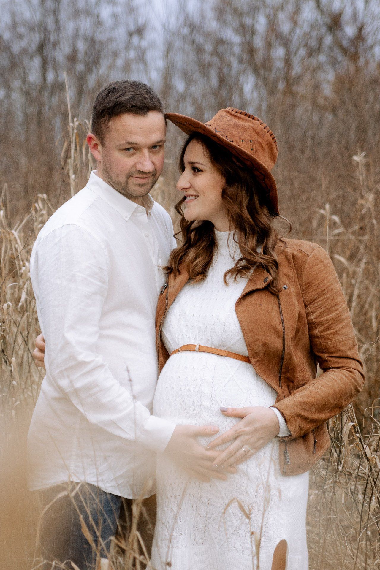 Babybauchfotos im Winter Soest