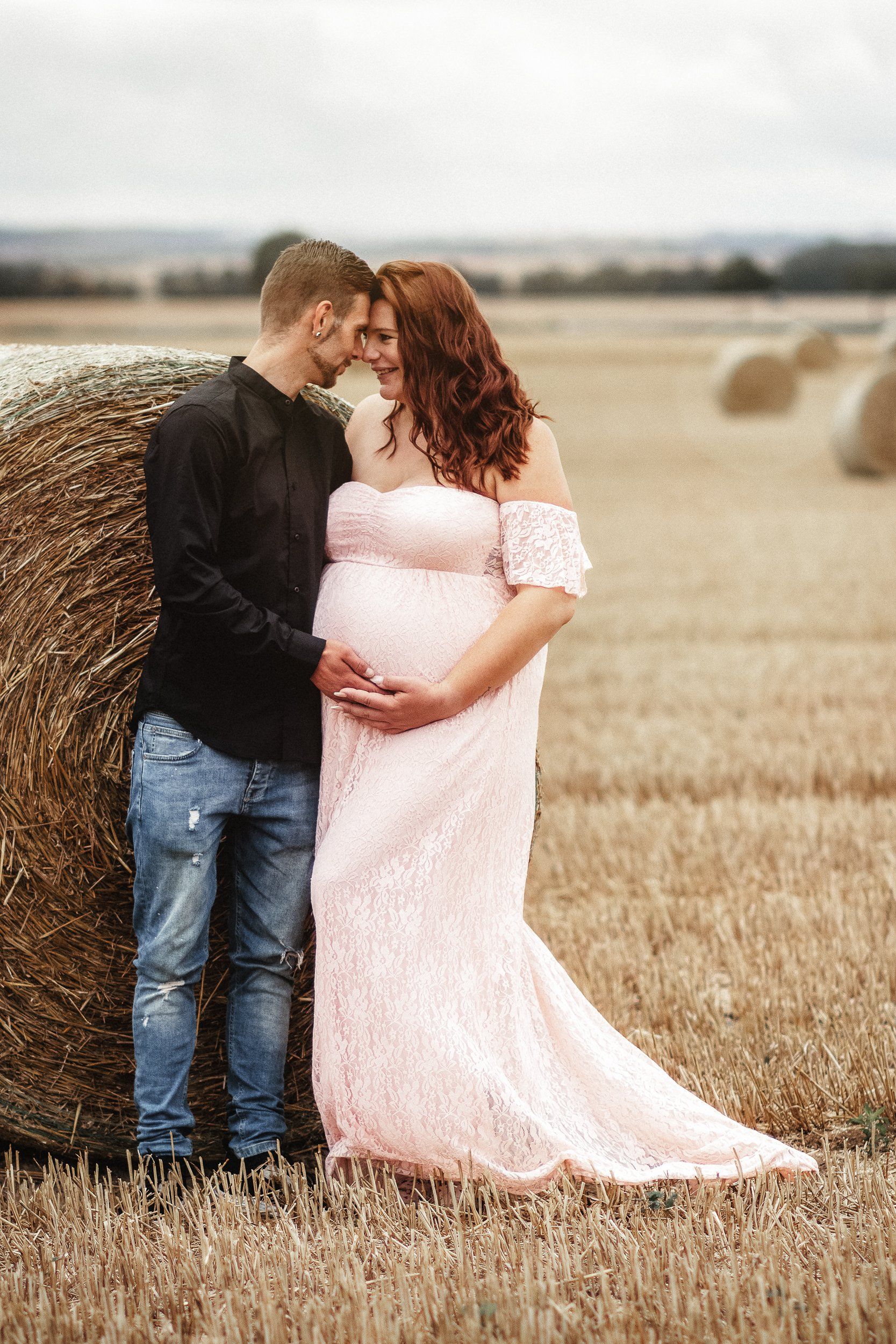 Schwangerschaftsfotos Soest Erntezeit