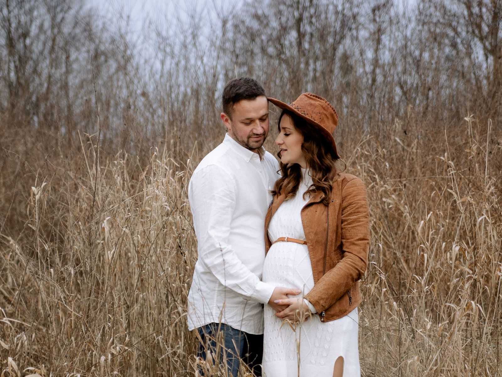 Schwangerschaftsfotos im Winter Soest