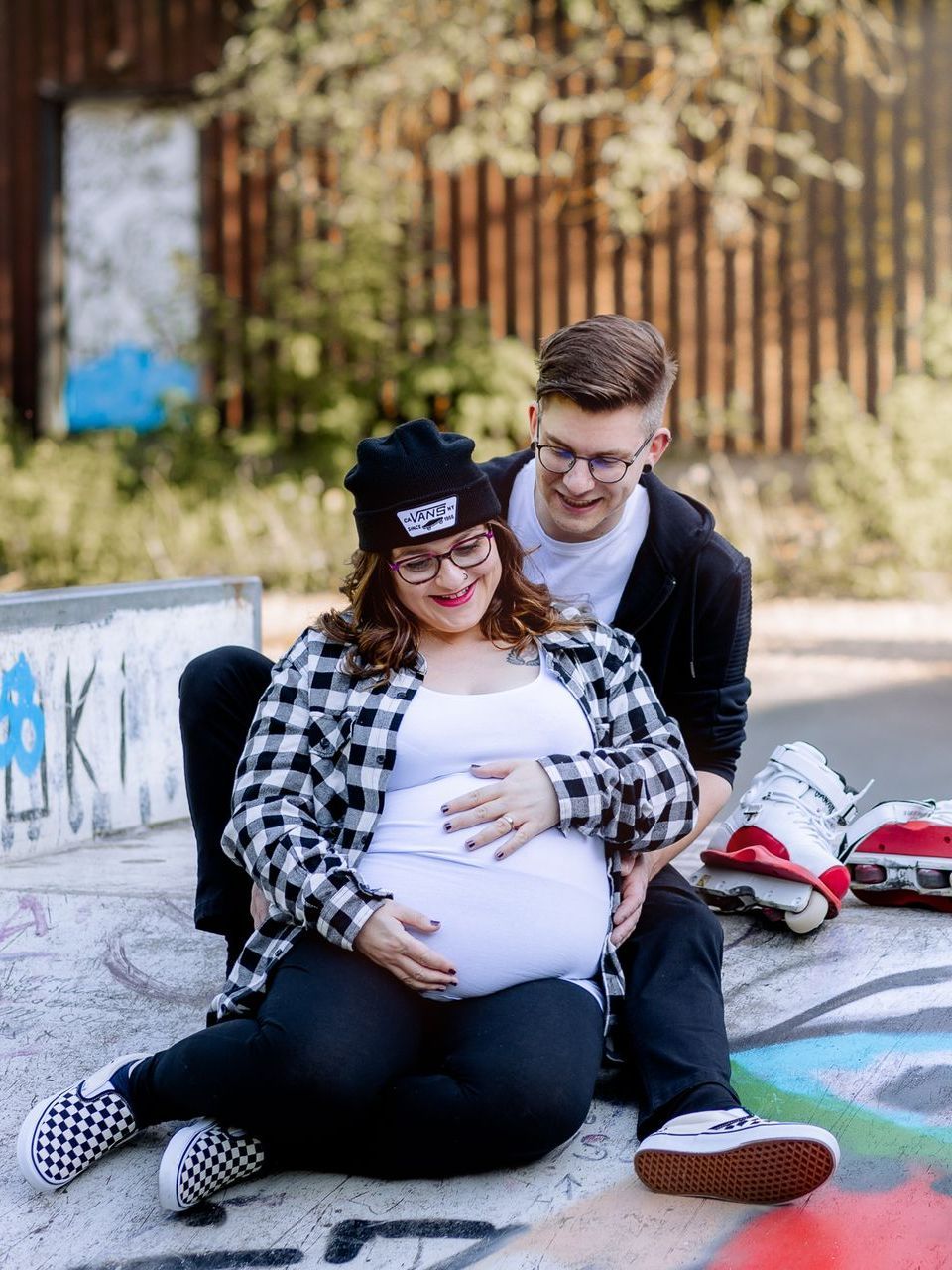 Schwangerschaftsfotos Soest alte Skaterbahn