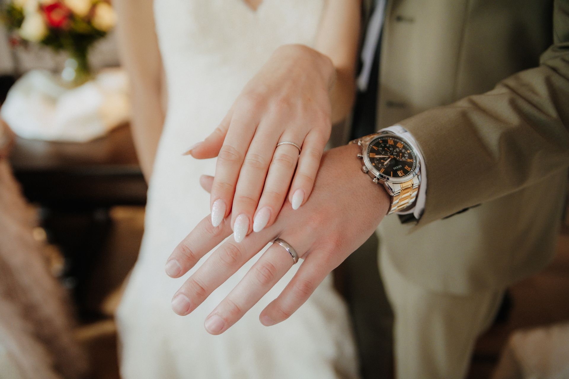 Trauringe Standesamt Soest Hände Brautpaar