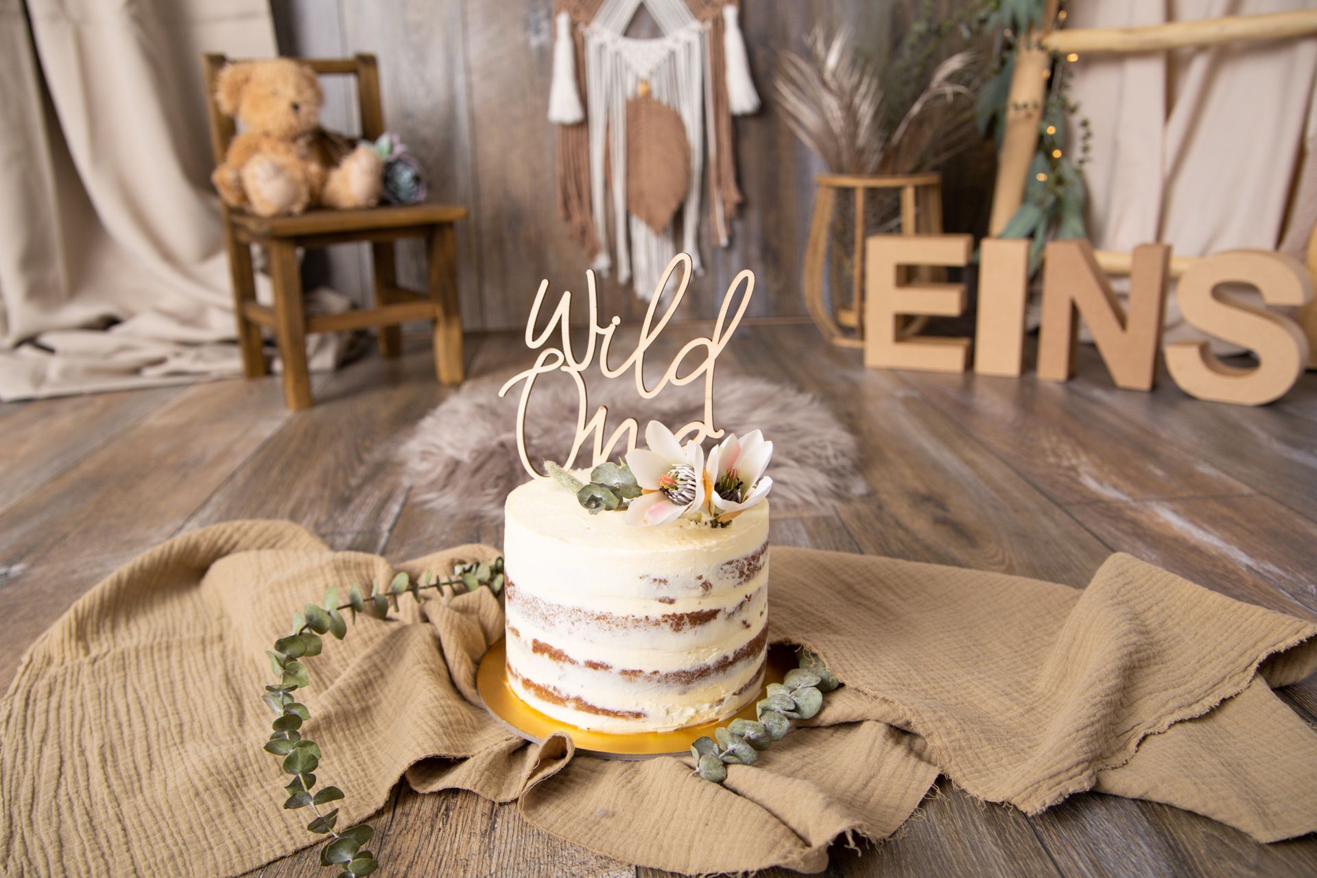 Torte Boho Cake Smash Erster Geburtstag