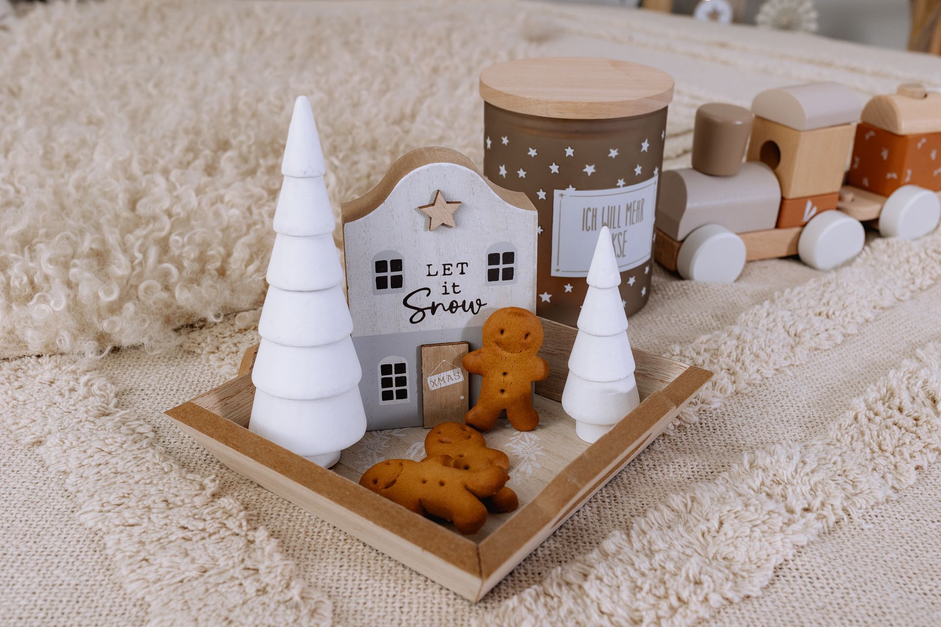 Weihnachtliche Deko in meinem Babyfotostudio Soest