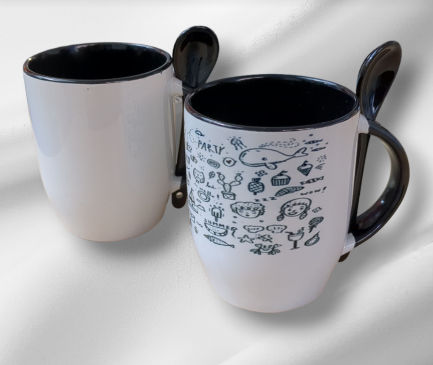 Ceramic Mug/Spoon